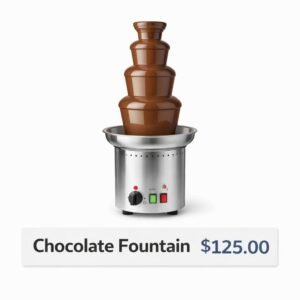 chocolate fountain