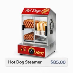 hot dog steamer